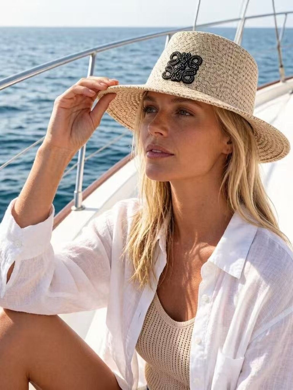 Loewe Women's Summer Hat (Woven Straw Hat)